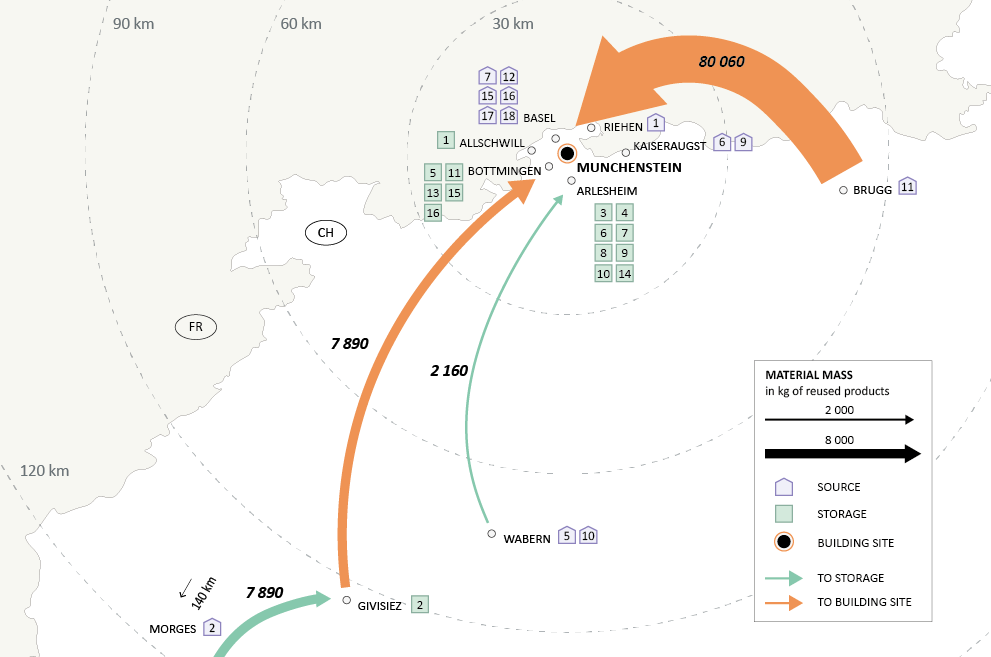 Reuse map